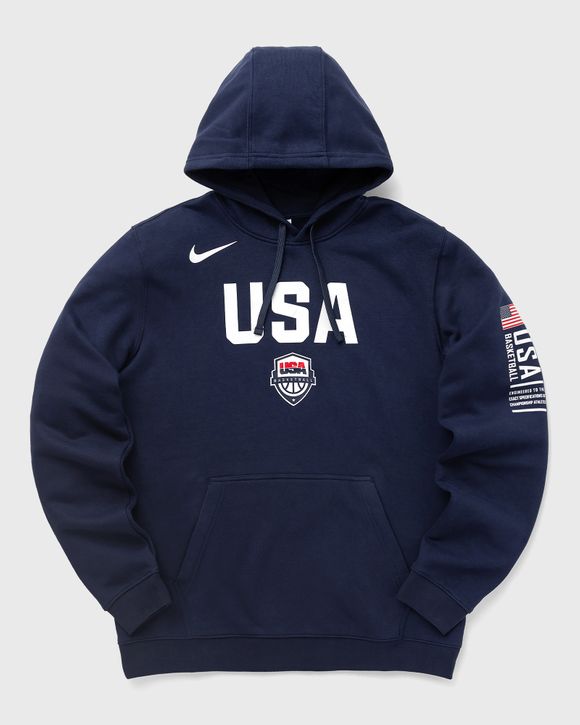 Nike USA Basketball Club Fleece Hoodie Blue