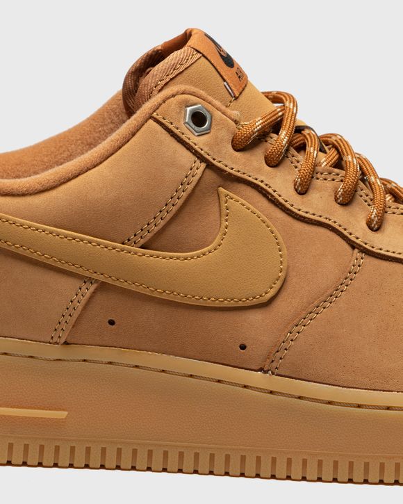 Nike Men's Air Force 1 '07 WB Casual Shoes (12, Flax/Wheat/Gum Light  Brown/Black)