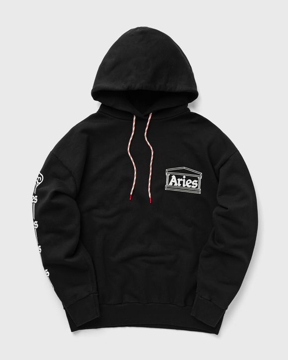 Aries Arise Column Hoodie Black | BSTN Store