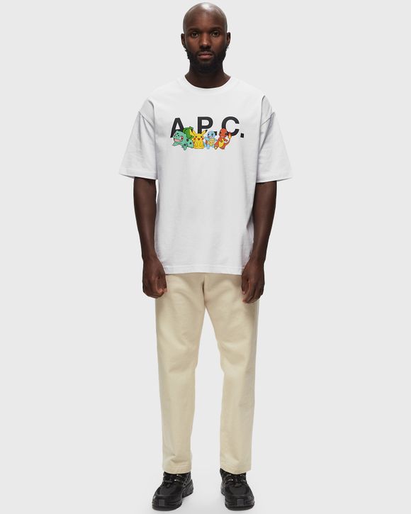 A.P.C. t-shirt pokémon the crew H White | BSTN Store