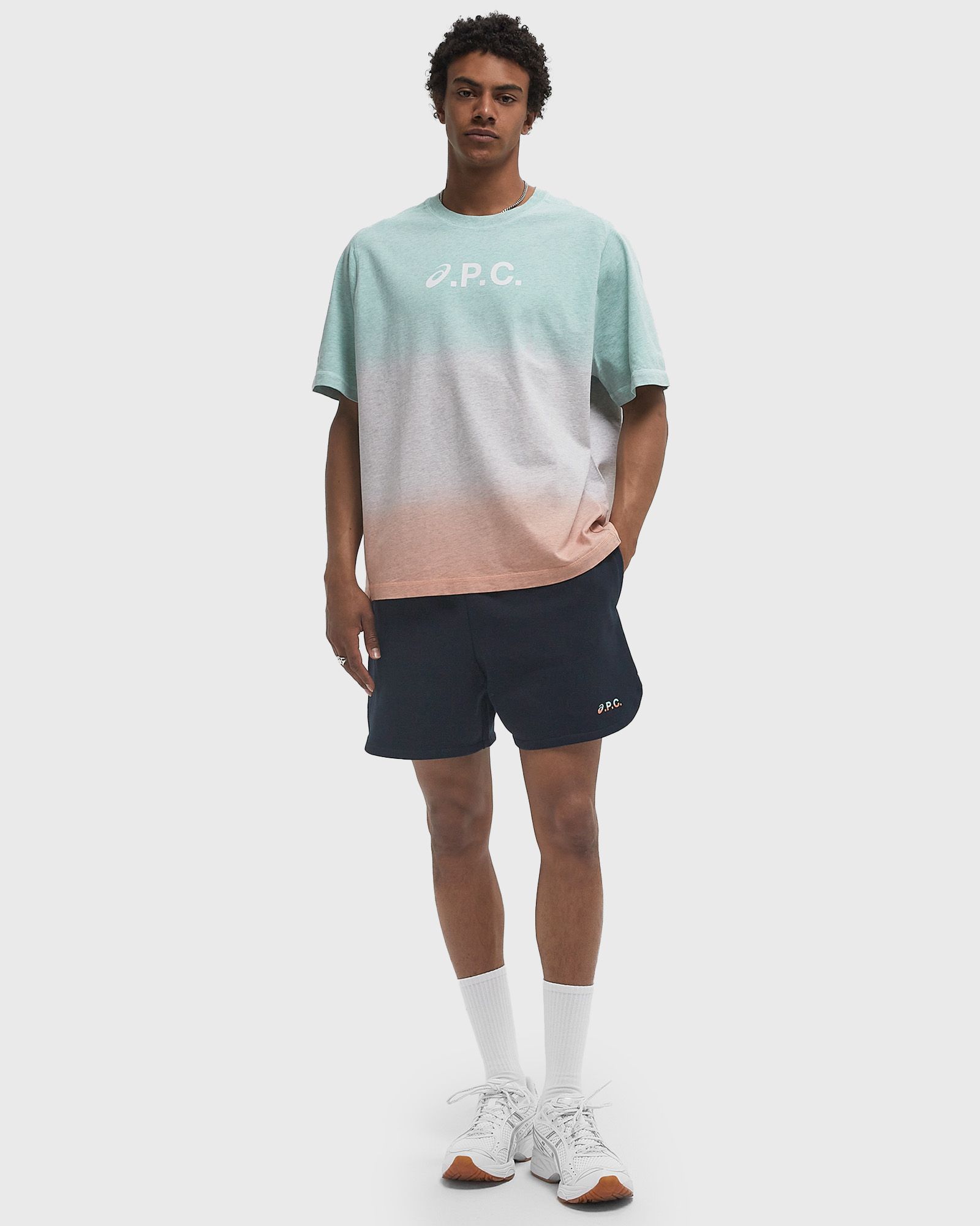 X ASICS WIND DIP DYE TEE