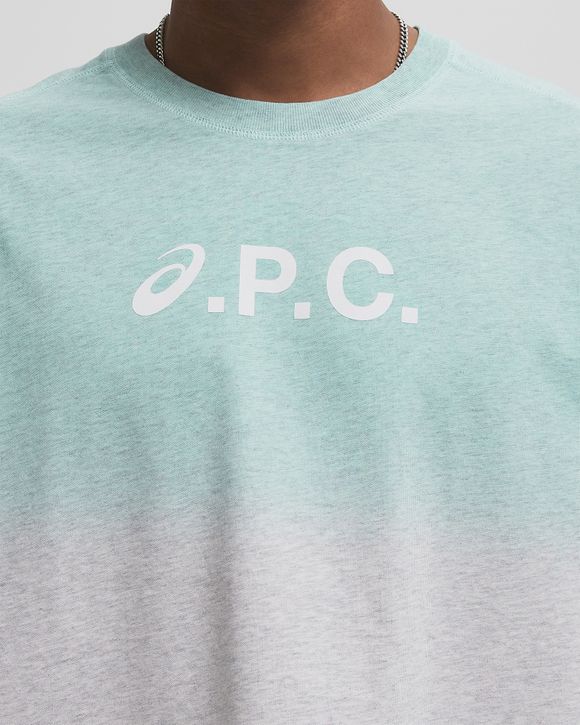 【送料関税込】A.P.C. x Asics Wind Logo Dip Dye T-Shirt A.P.C. X ASICS WIND DIP DYE TEE Multi | BSTN Store