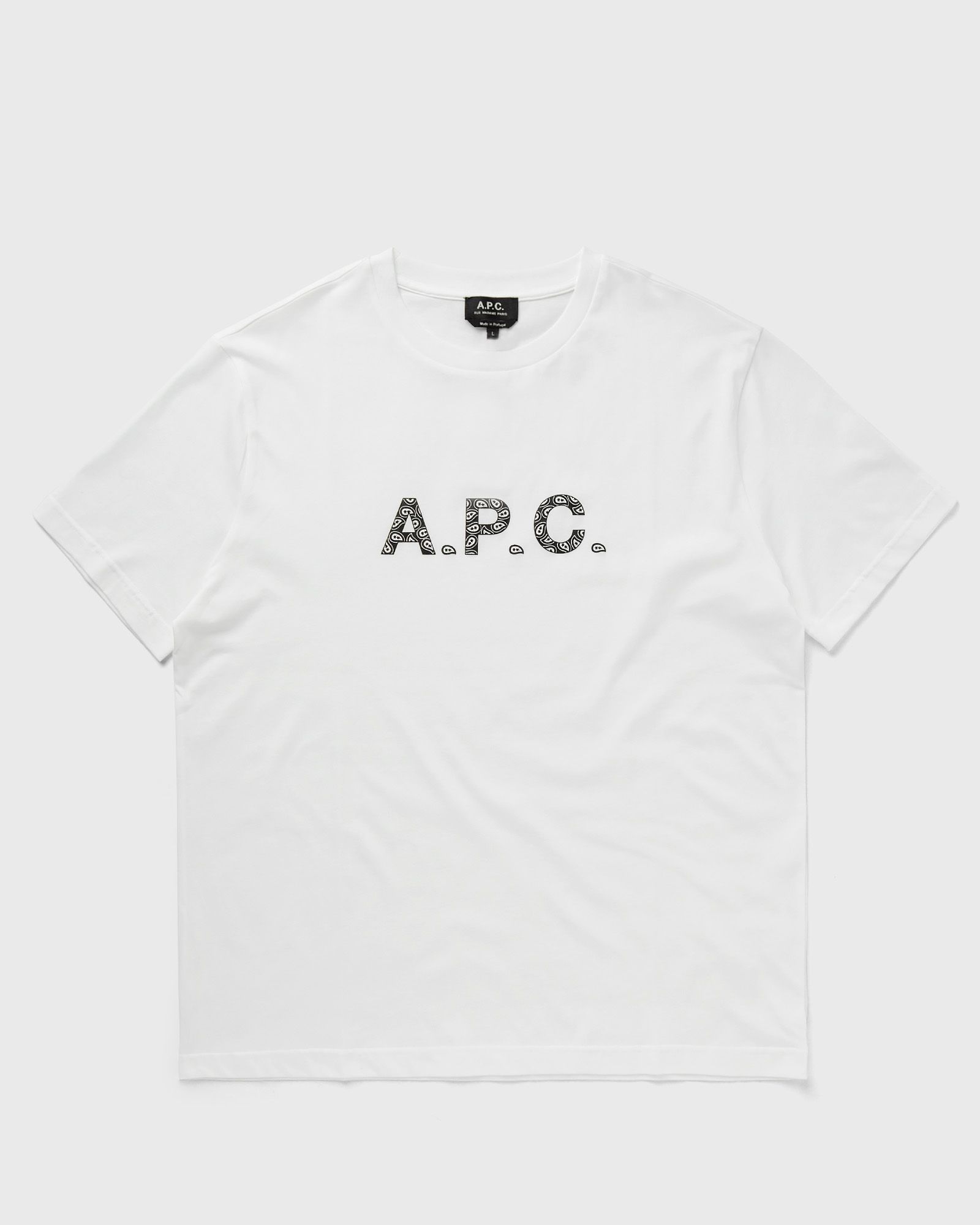 A.P.C. - t-shirt james men shortsleeves white in größe:l