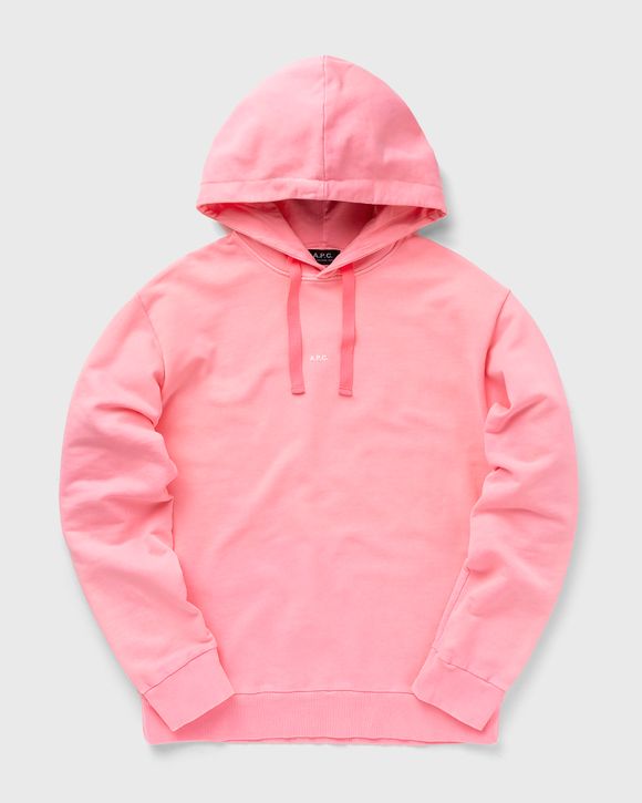 A.P.C. hoodie larry fluo Pink BSTN Store