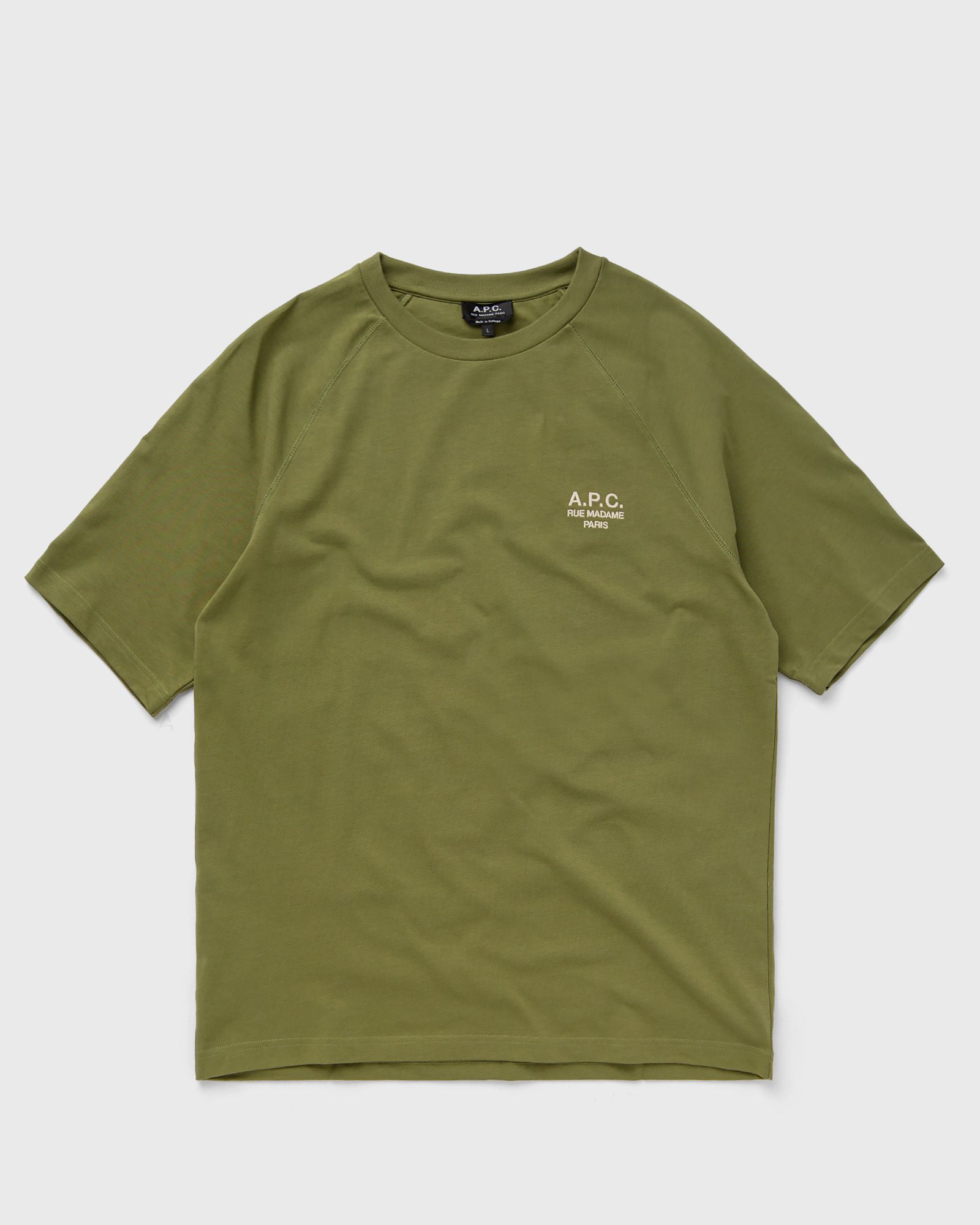 A.P.C. - willy tee men shortsleeves green in größe:m