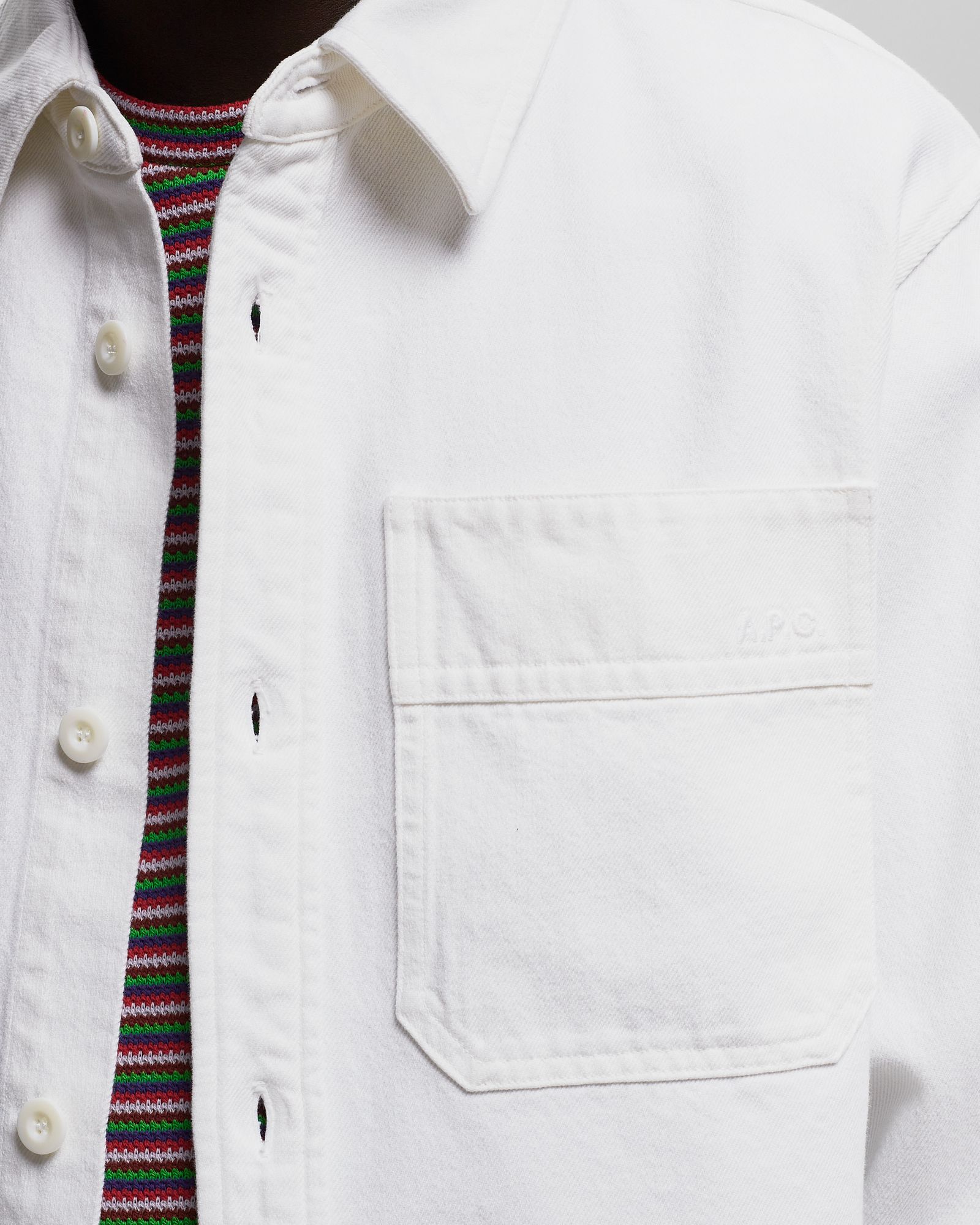 BASILE BRODEE POITRINE OVERSHIRT