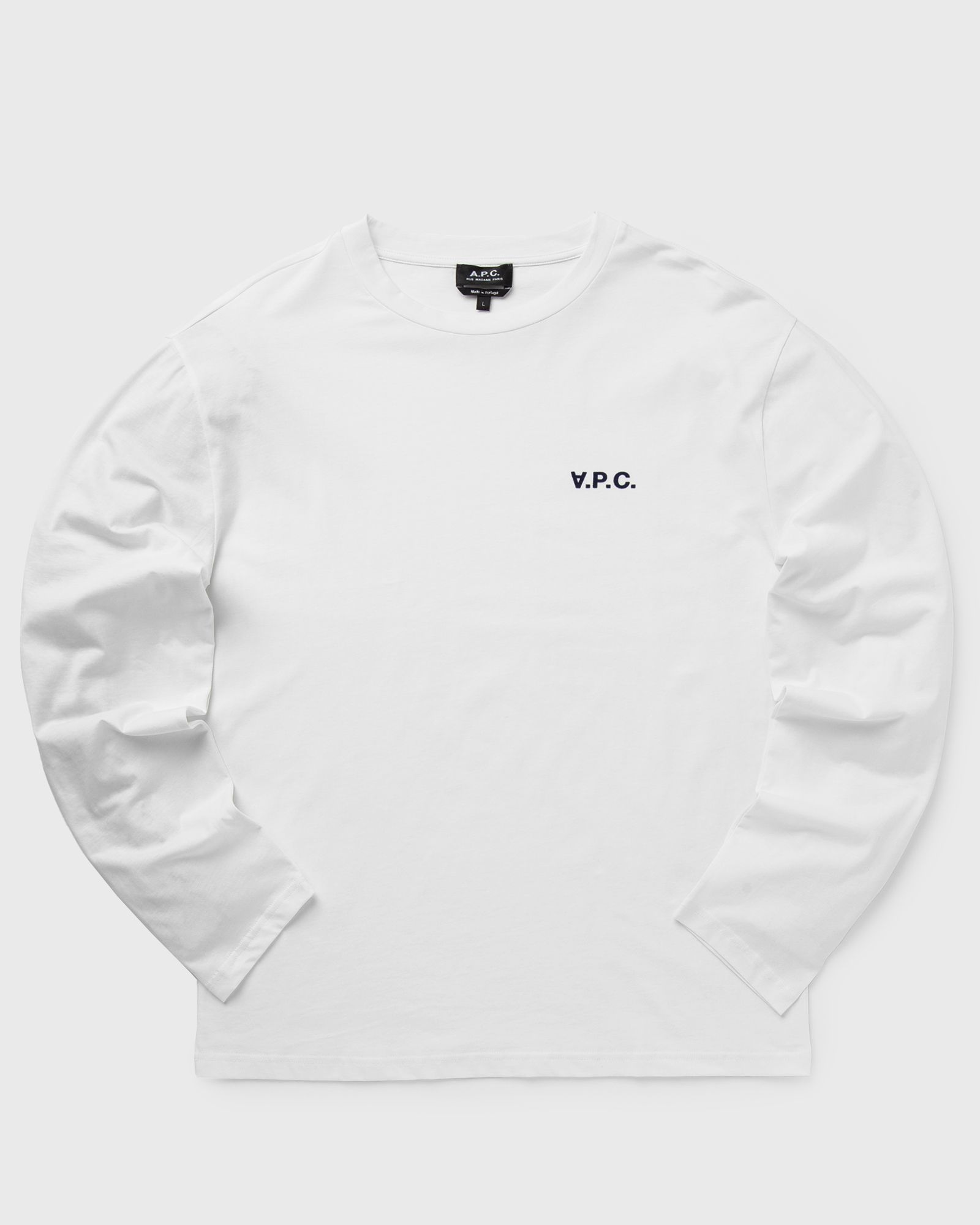 A.P.C. - t-shirt frankie men longsleeves white in größe:s