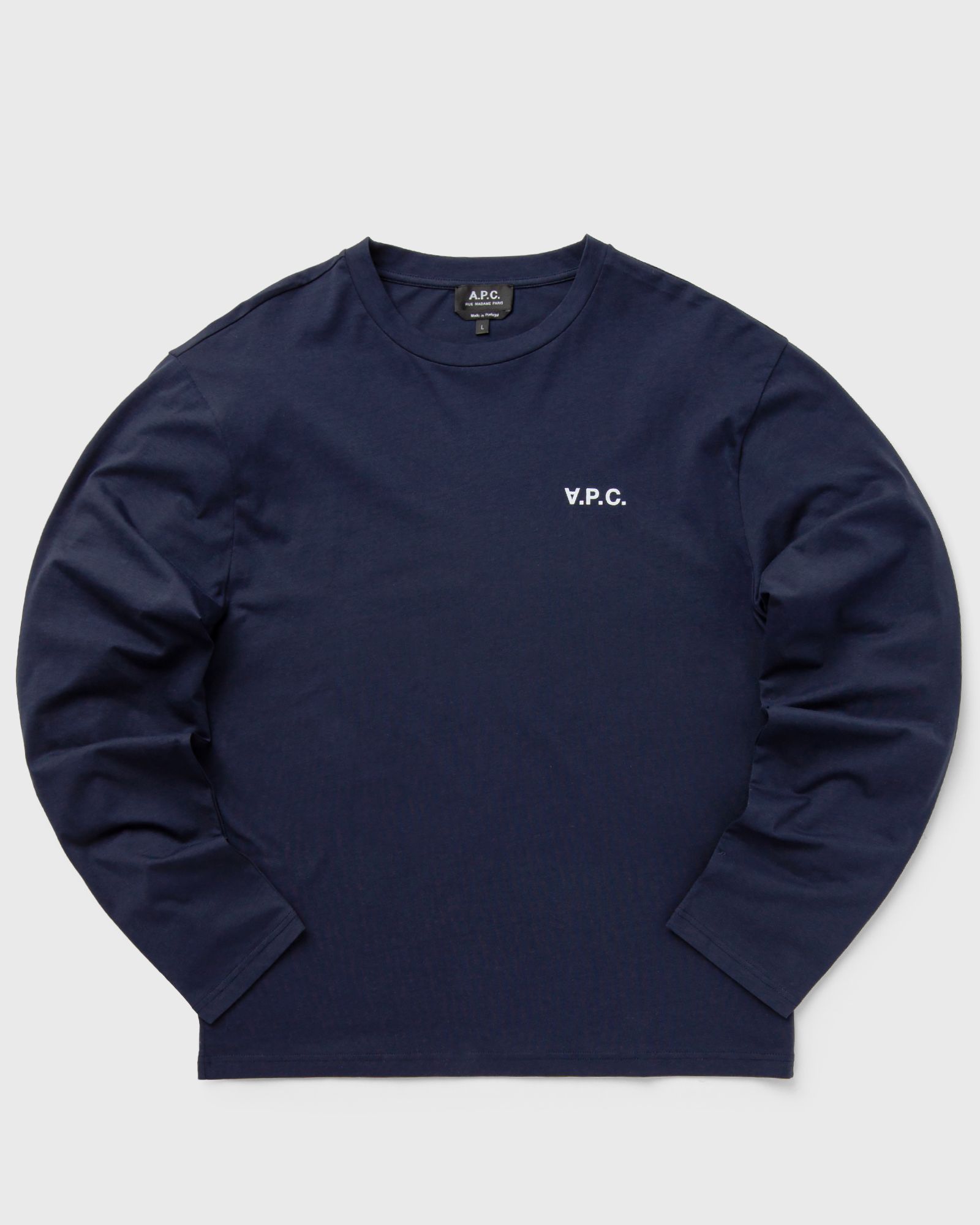 A.P.C. - t-shirt frankie men longsleeves blue in größe:m