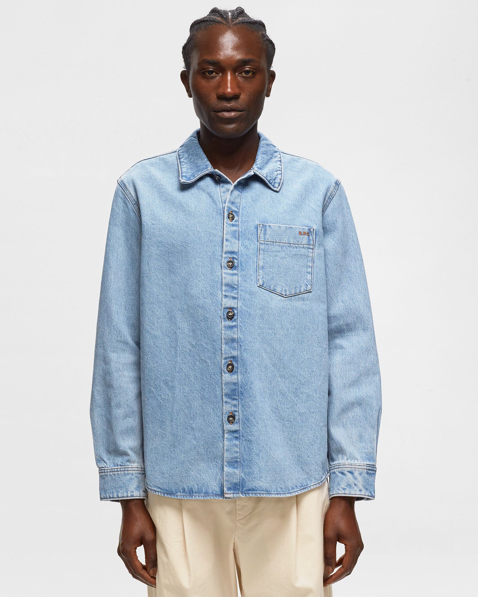 surchemise vittorio brodee poitrine