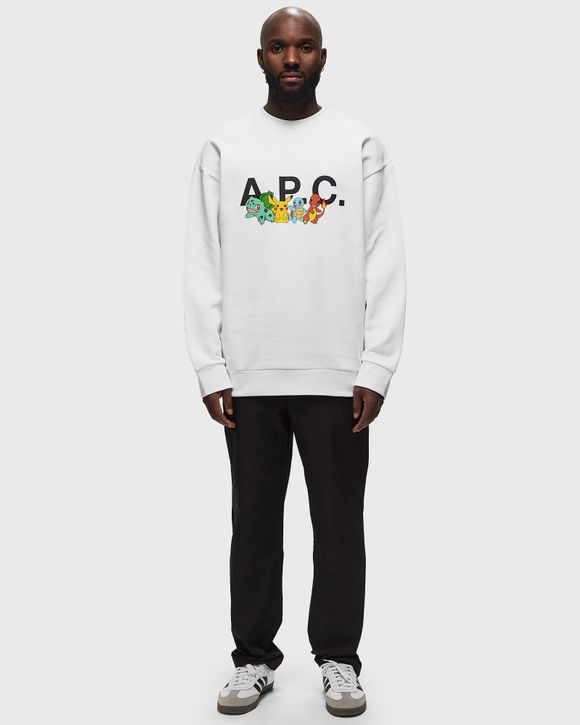 A.P.C. sweat pokémon the crew H White | BSTN Store