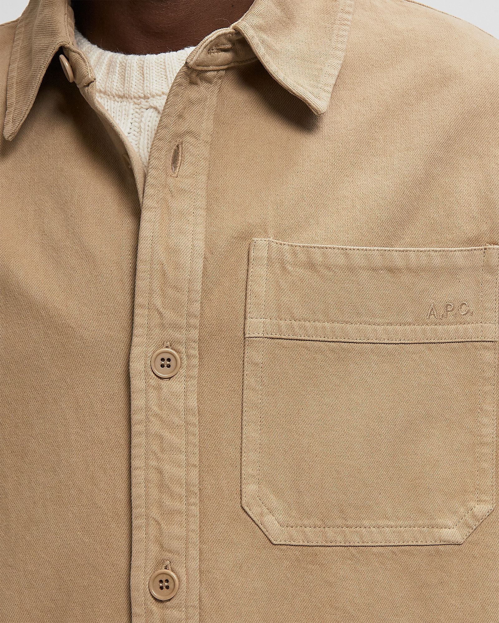 SURCHEMISE BASILE BRODEE POITRINE