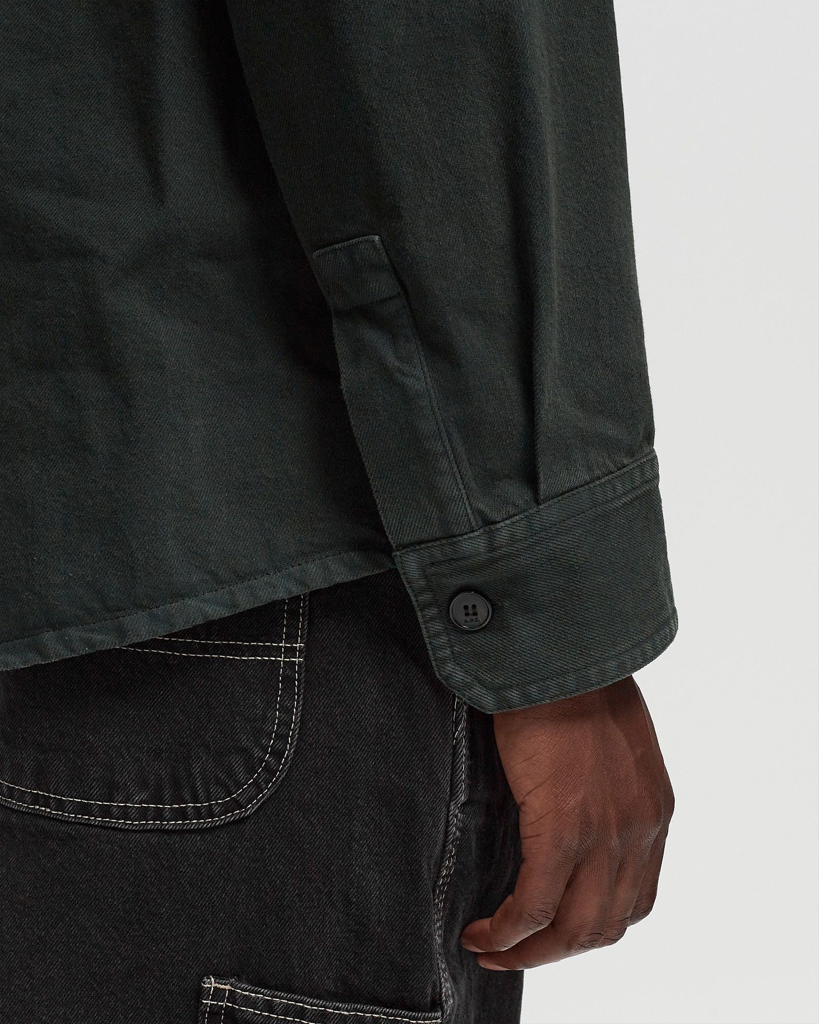 BASILE BRODEE POITRINE OVERSHIRT