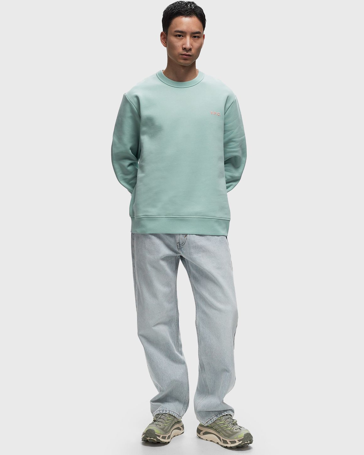 A.P.C. BOXY PETIT VPC SWEATSHIRT Green | BSTN Store