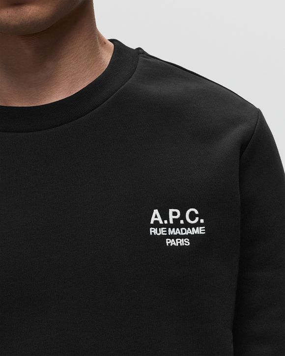 A.P.C. STANDARD RUE MADAME GOTS SWEAT Black | BSTN Store