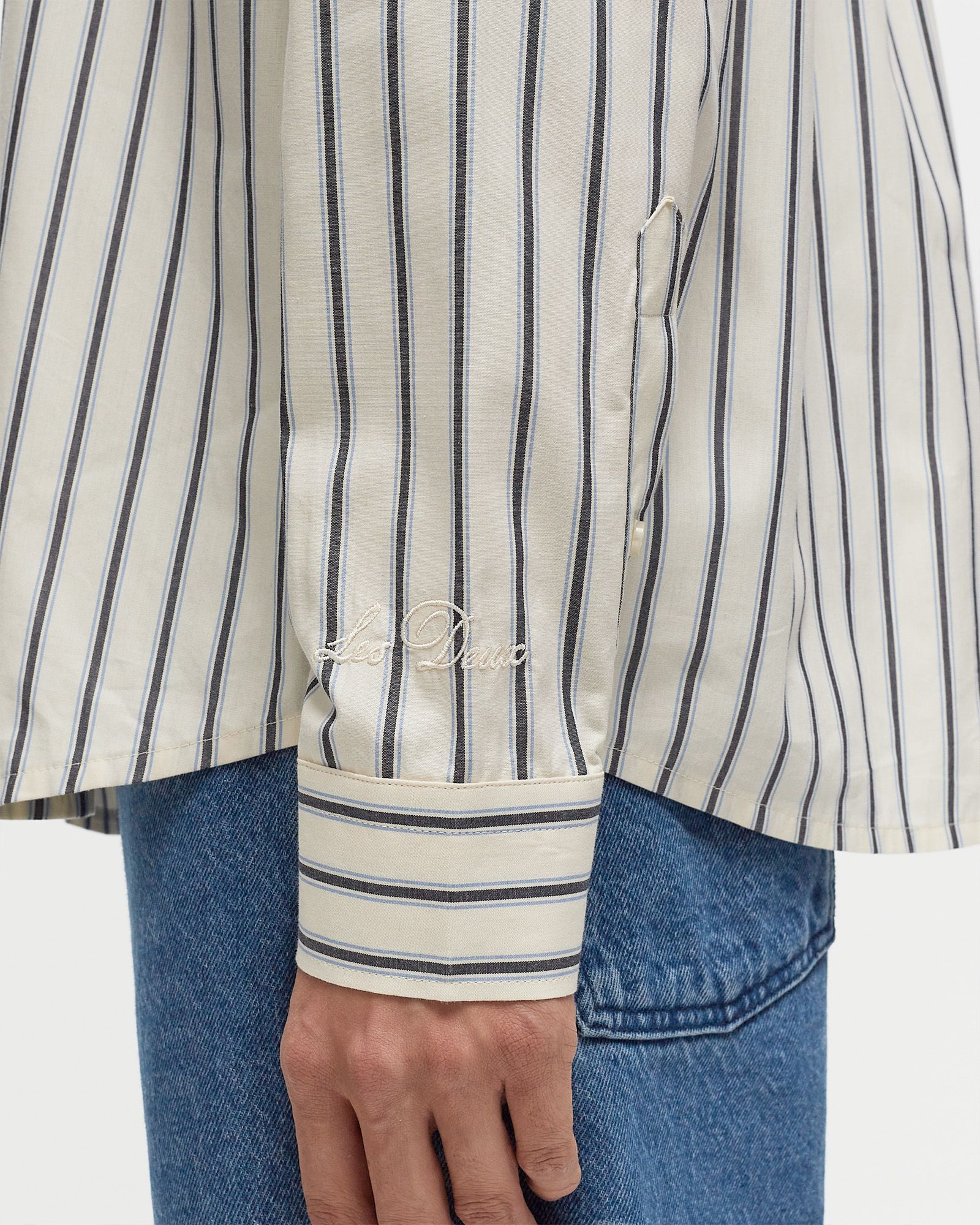Yale Stripe Poplin Shirt
