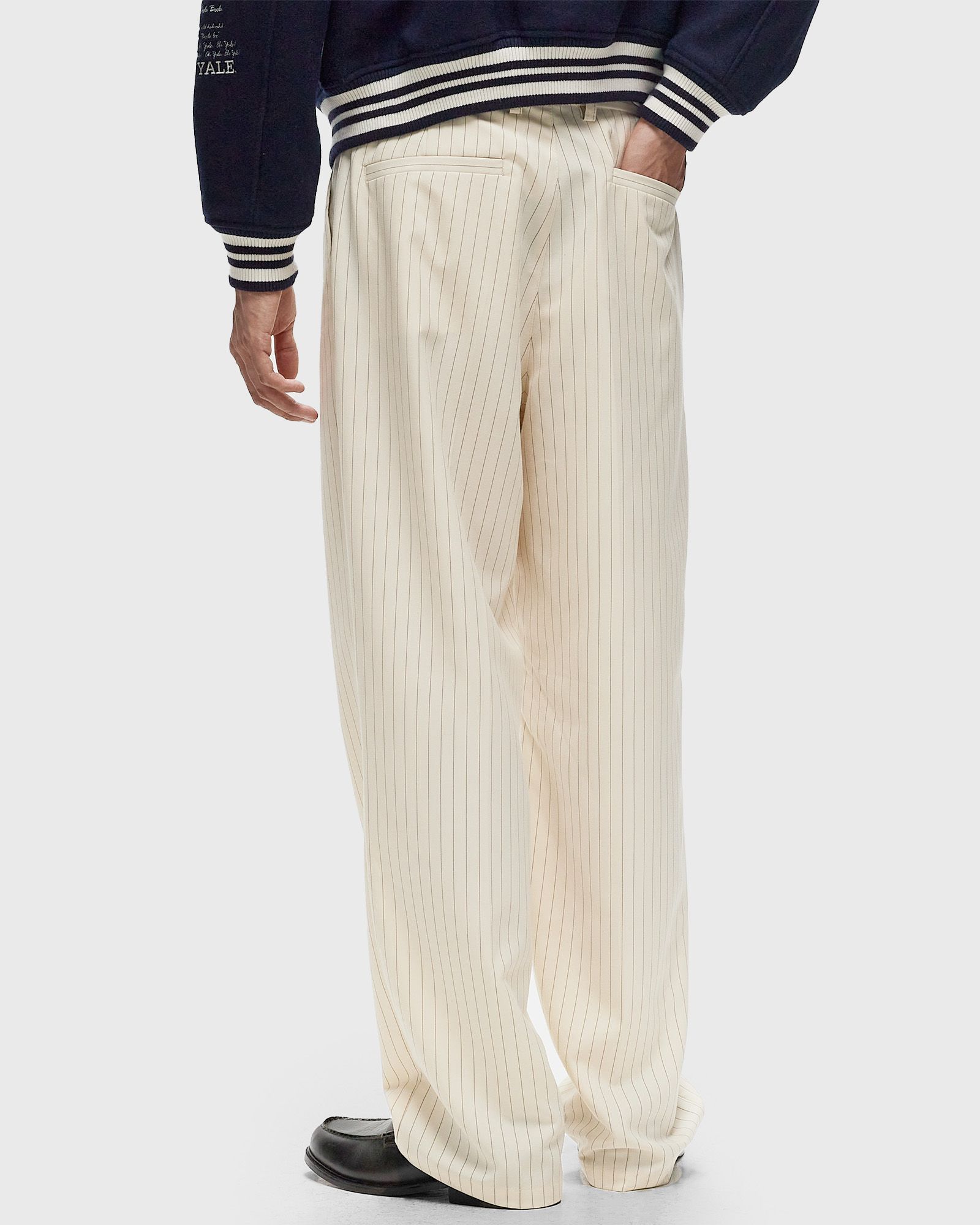 Yale Pleated Pinstripe Suit Pants
