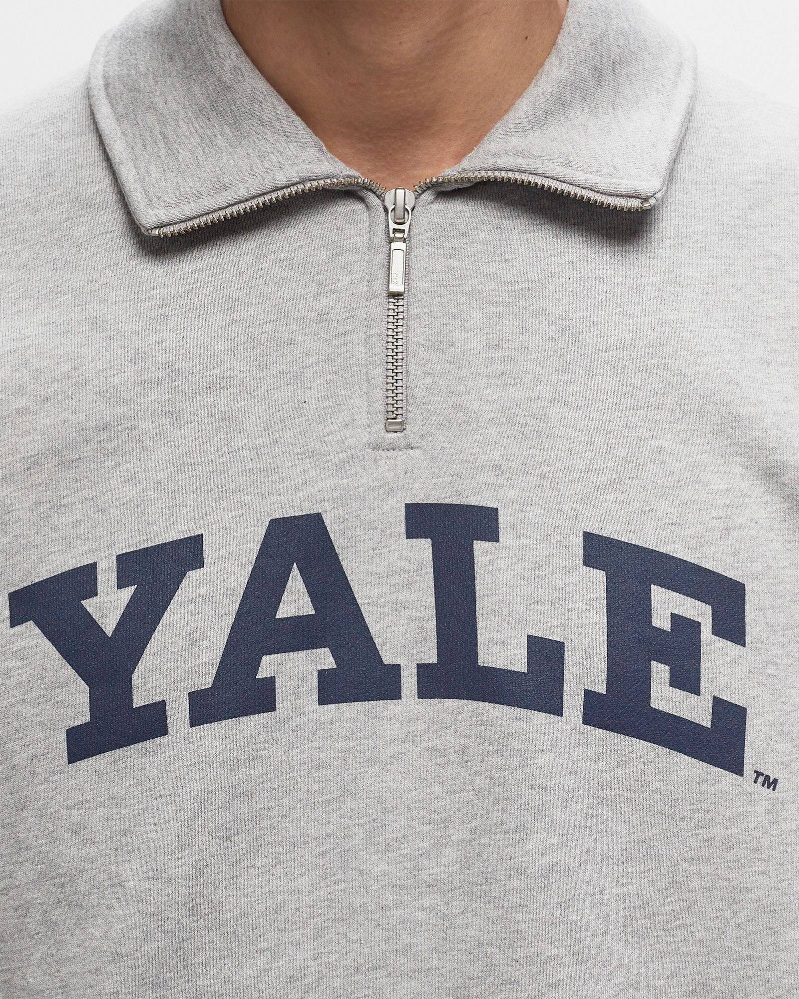 Yale Logo Half-Zip Sweatshirt