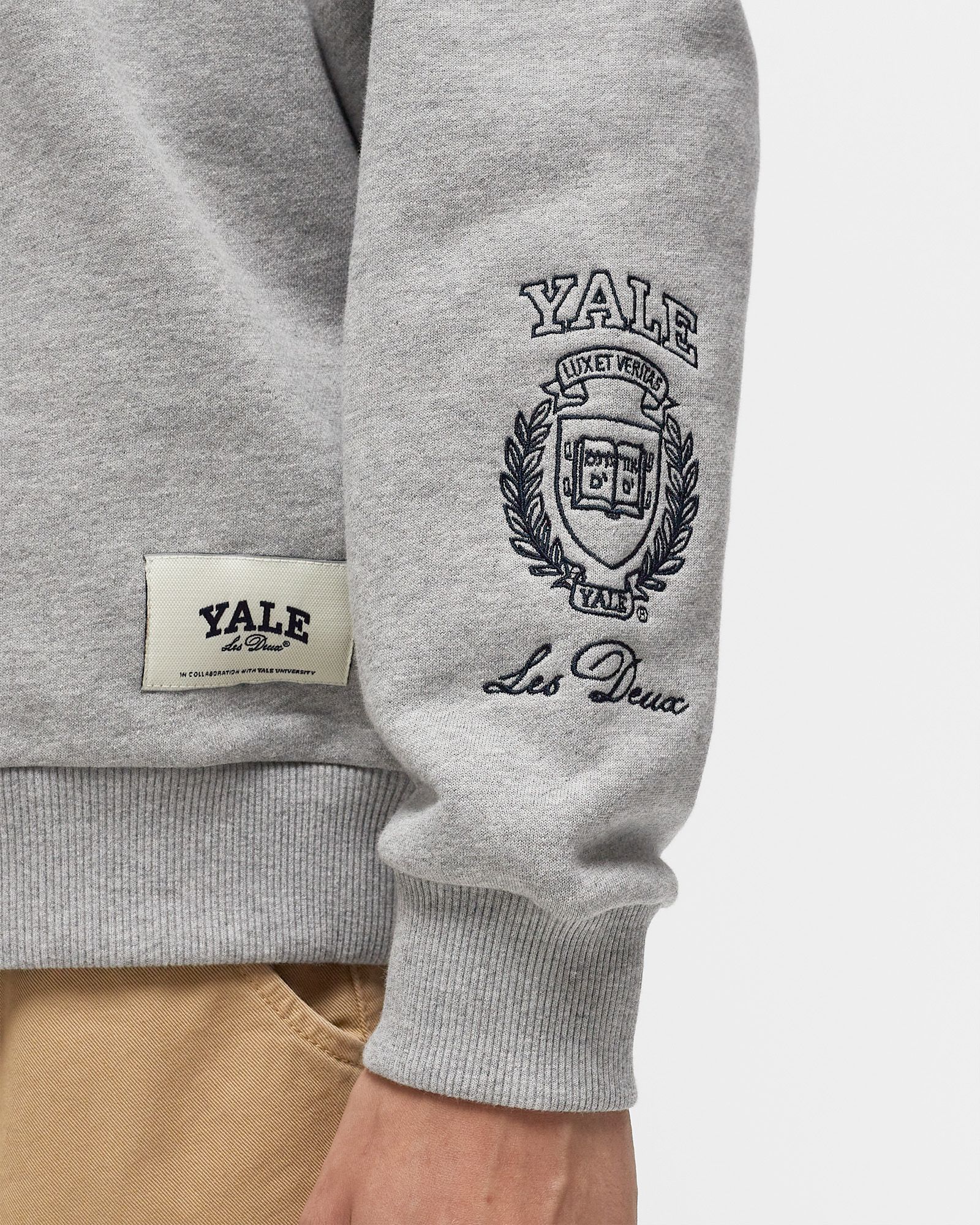 Yale Logo Half-Zip Sweatshirt