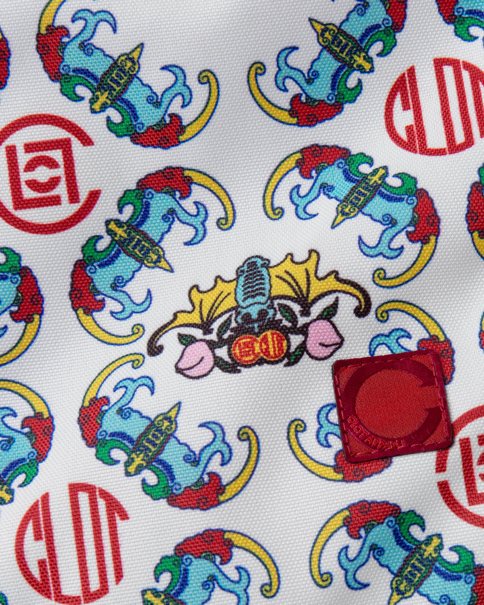 CHINESE PRINT TOTE BAG