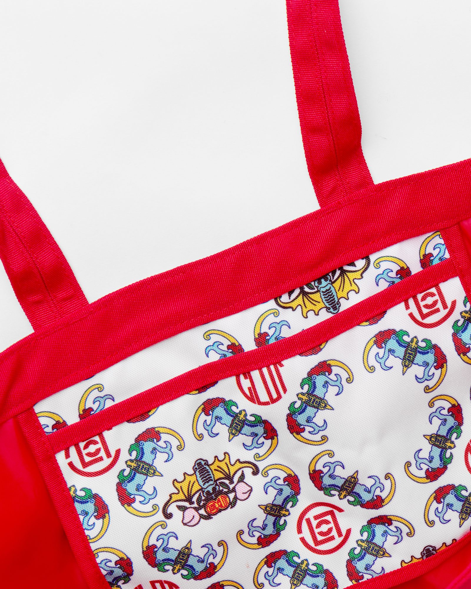 CHINESE PRINT TOTE BAG