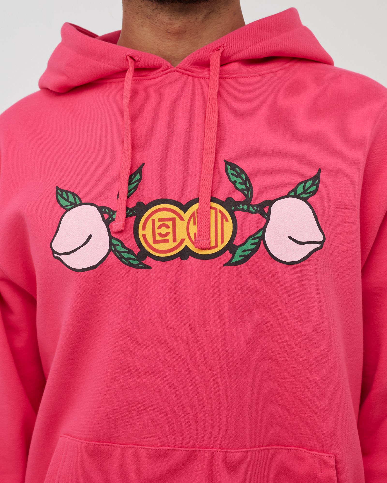 PEACH LOGO HOODIE