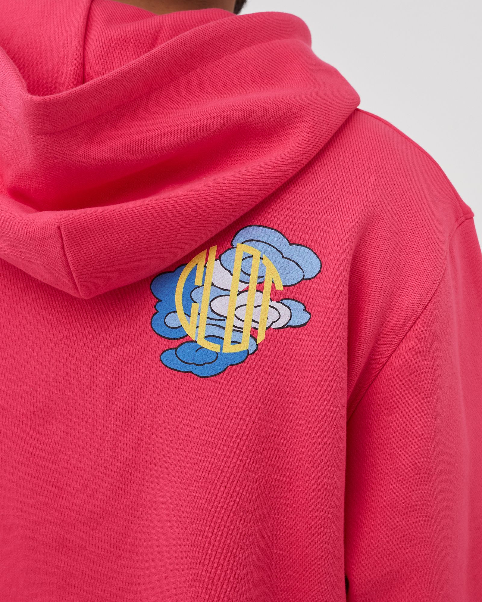 PEACH LOGO HOODIE