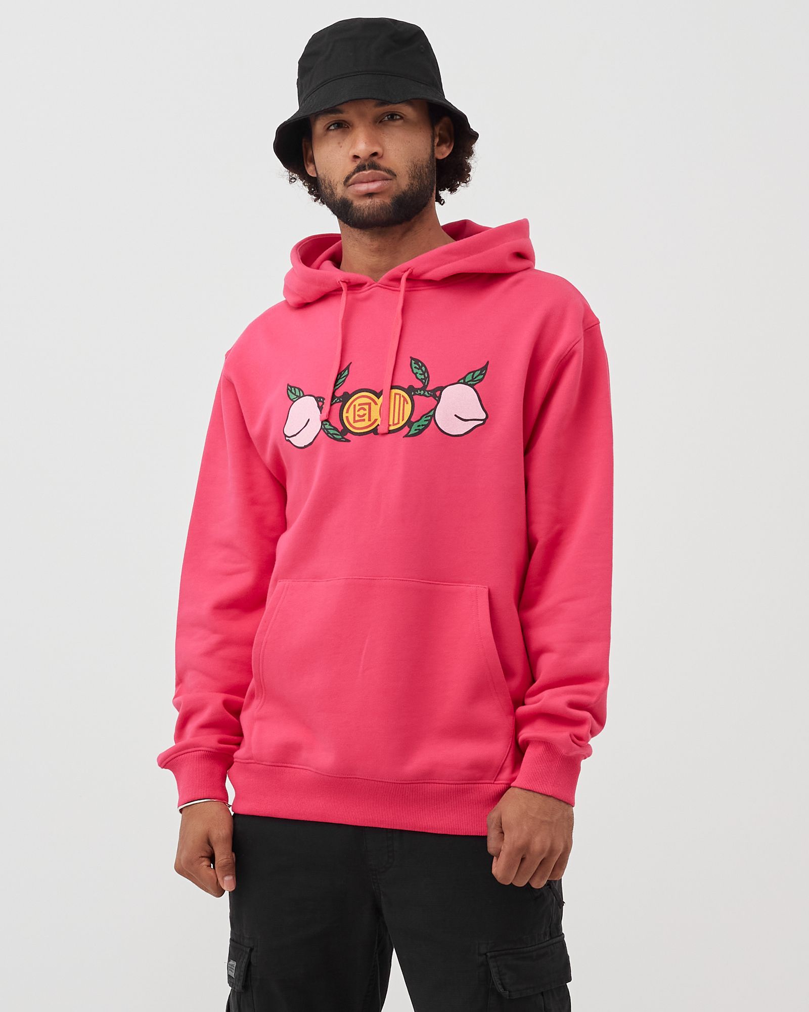 PEACH LOGO HOODIE