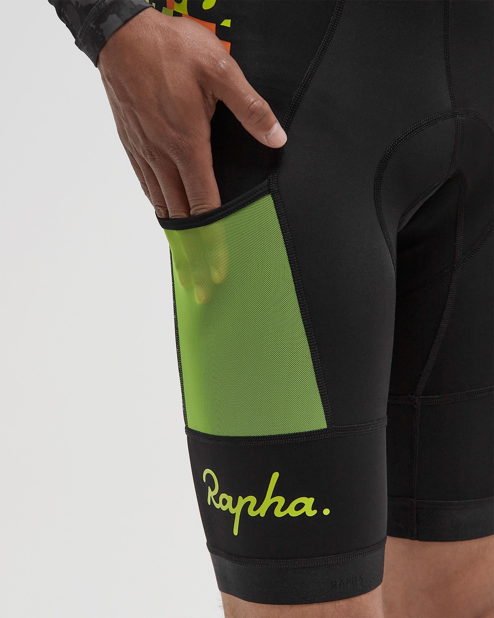Rapha X Amani Pro Team Training Cargo Bib Shorts Black