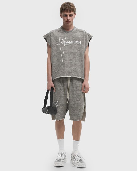 【Rick Owens × Champion】 MICRO TATLIN T Rick Owens X Champion Micro Tatlin Vest | Neutrals | FARFETCH