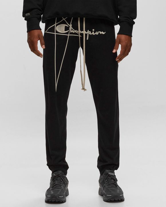 Rick Owens x Champion JOGGERS Black - BLACK