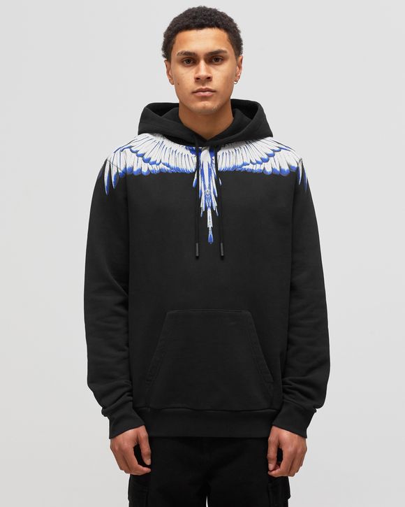 Marcelo Burlon ICON WINGS REGULAR HOODIE Black | BSTN Store