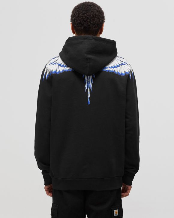 Marcelo Burlon ICON WINGS REGULAR HOODIE Black | BSTN Store