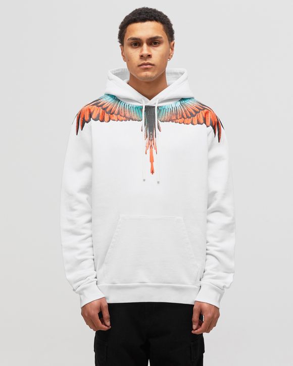 Marcelo Burlon ICON WINGS REGULAR HOODIE White | BSTN Store