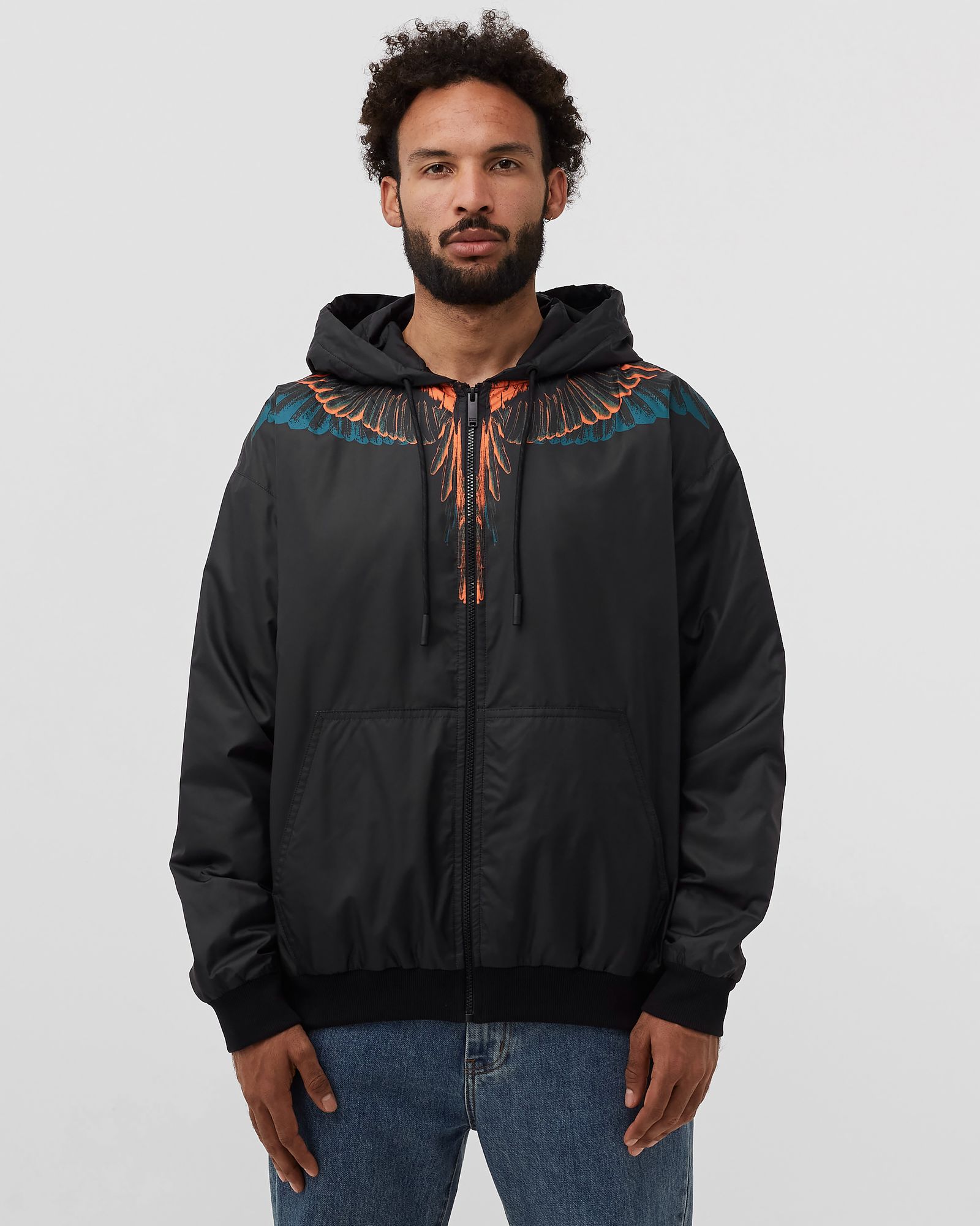 WINGS NYLON PAD COMFY HOODIE 