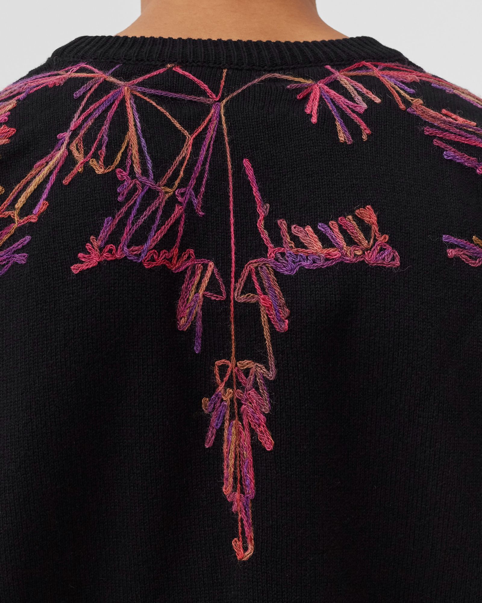 WINGS KNIT RELAX SLIM CREW 