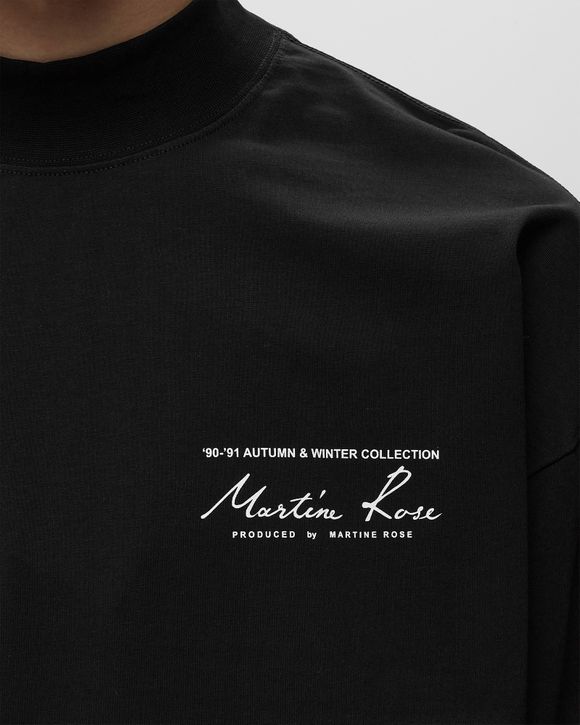 White Martine Rose Funnel Neck T-Shirt