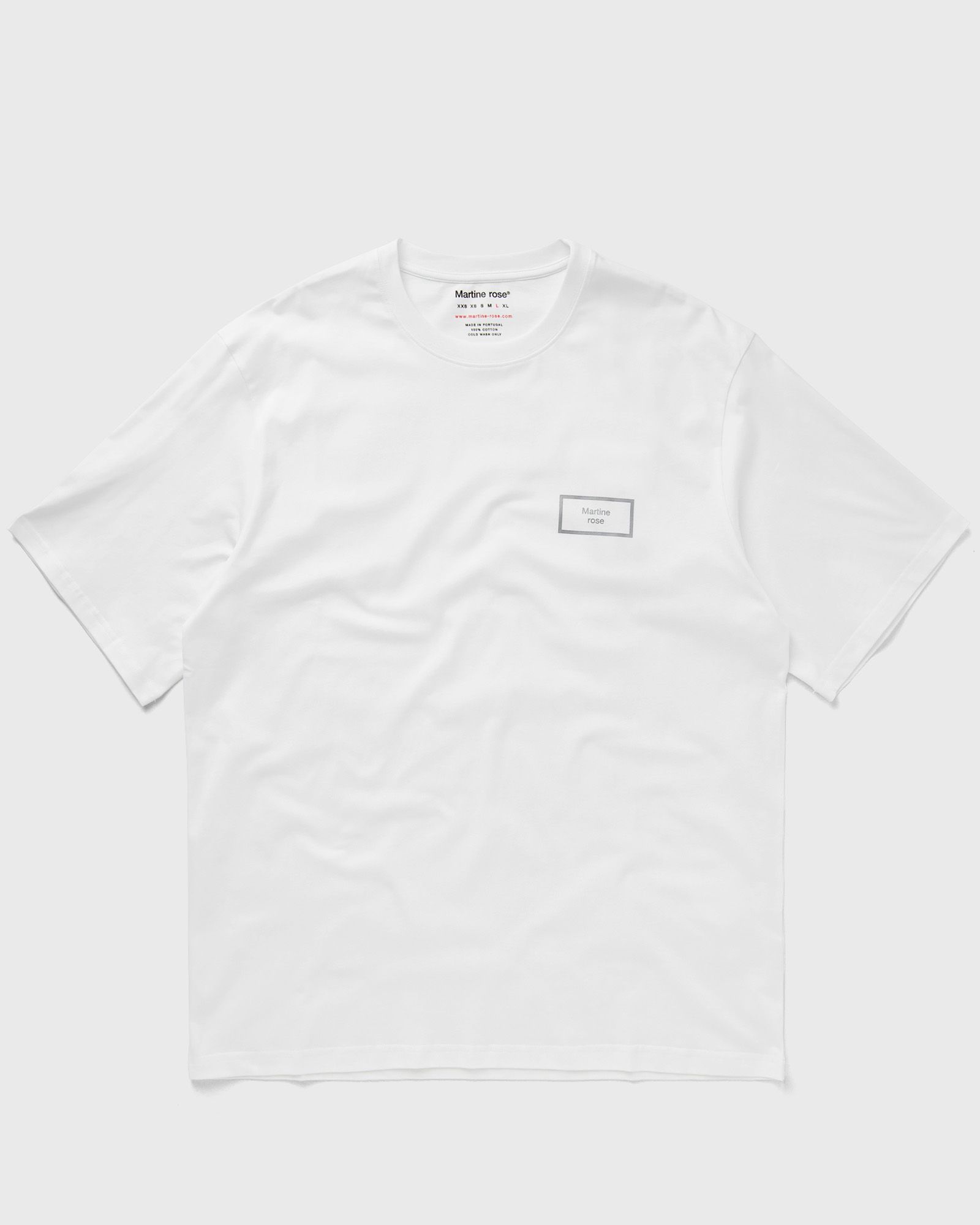 Martine Rose - classic t-shirt men shortsleeves white in größe:xl