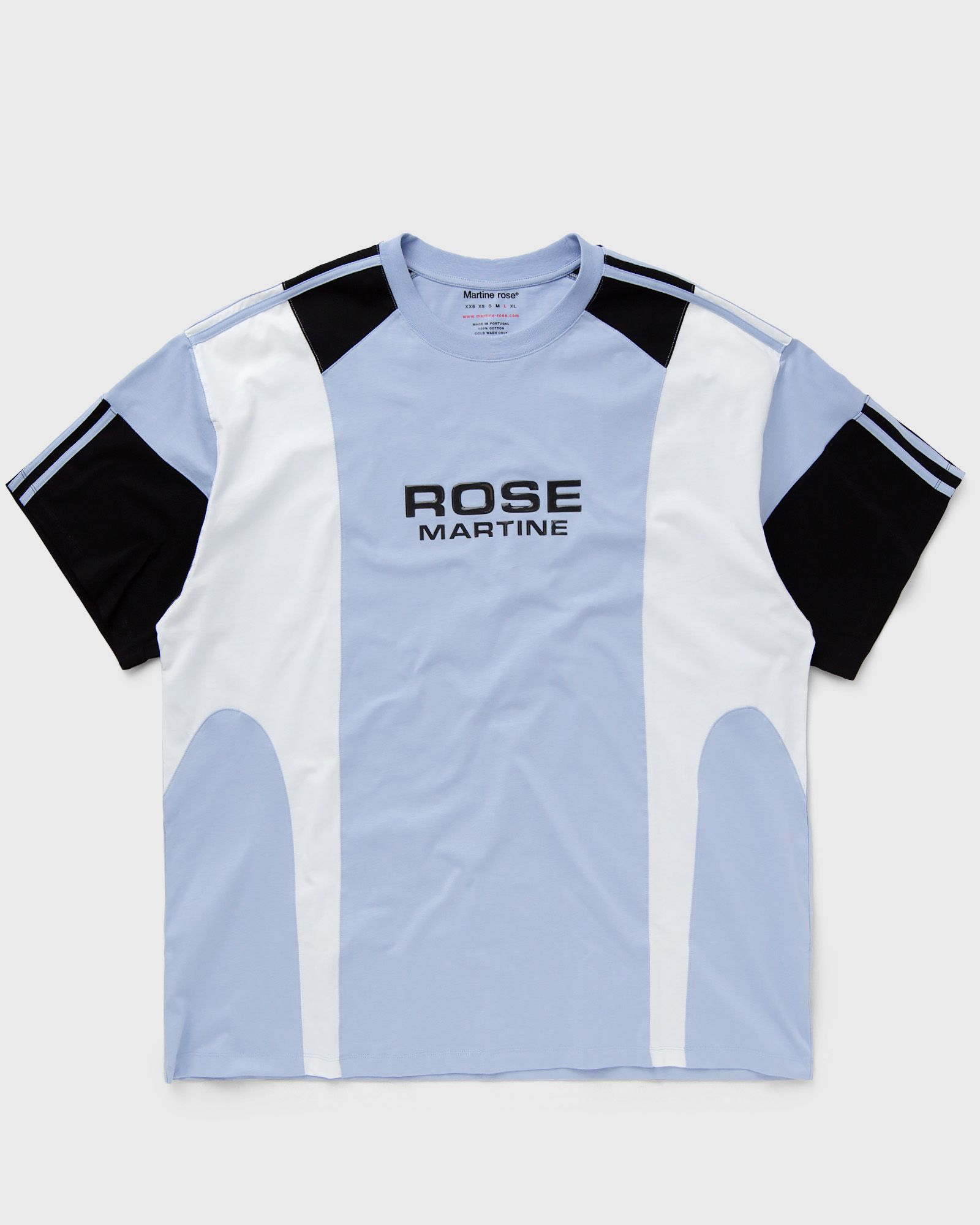 Martine Rose - oversized panelled t-shirt men shortsleeves blue in größe:xl