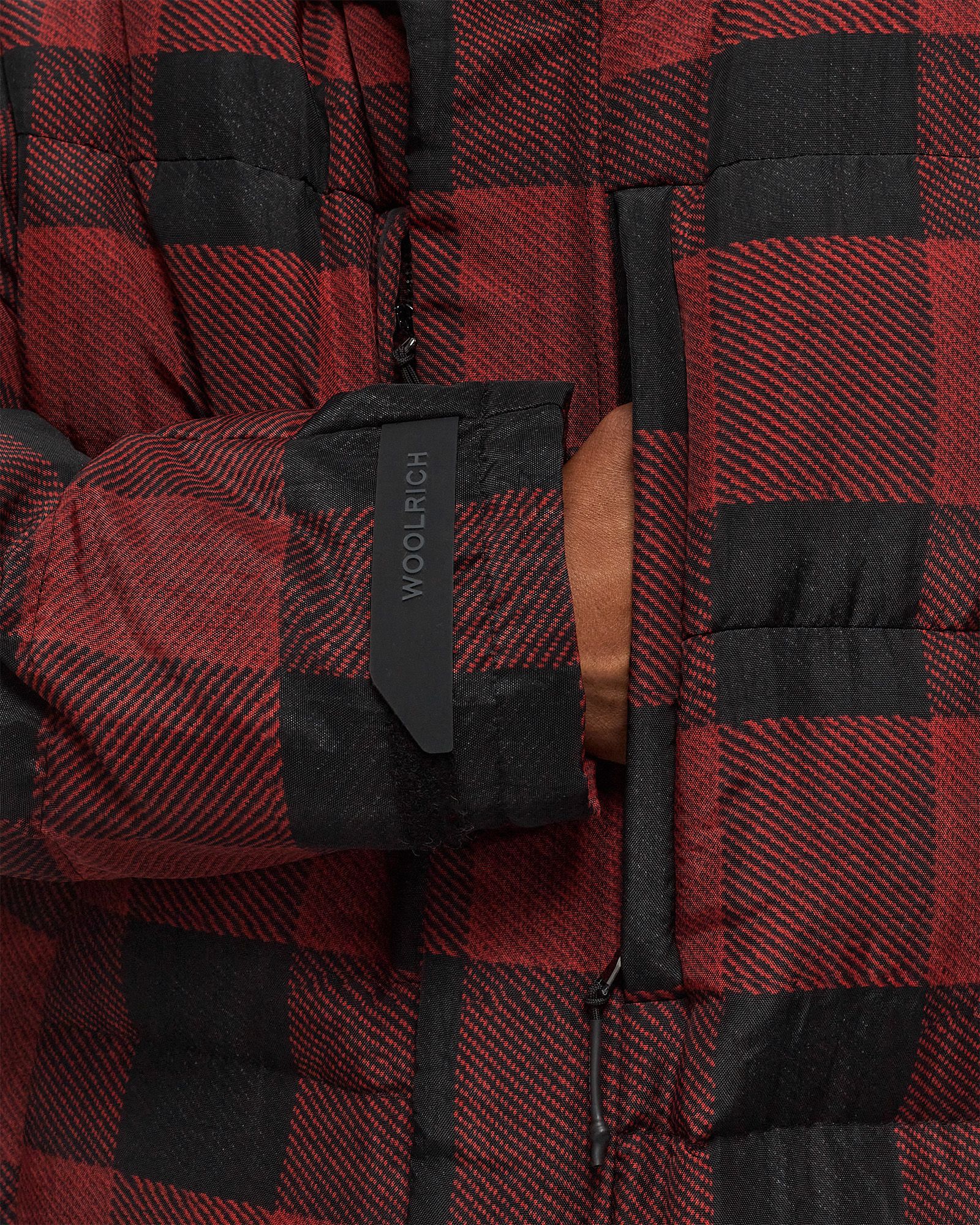 BLACK LABEL - BUFFALO CHECK LONG PARKA