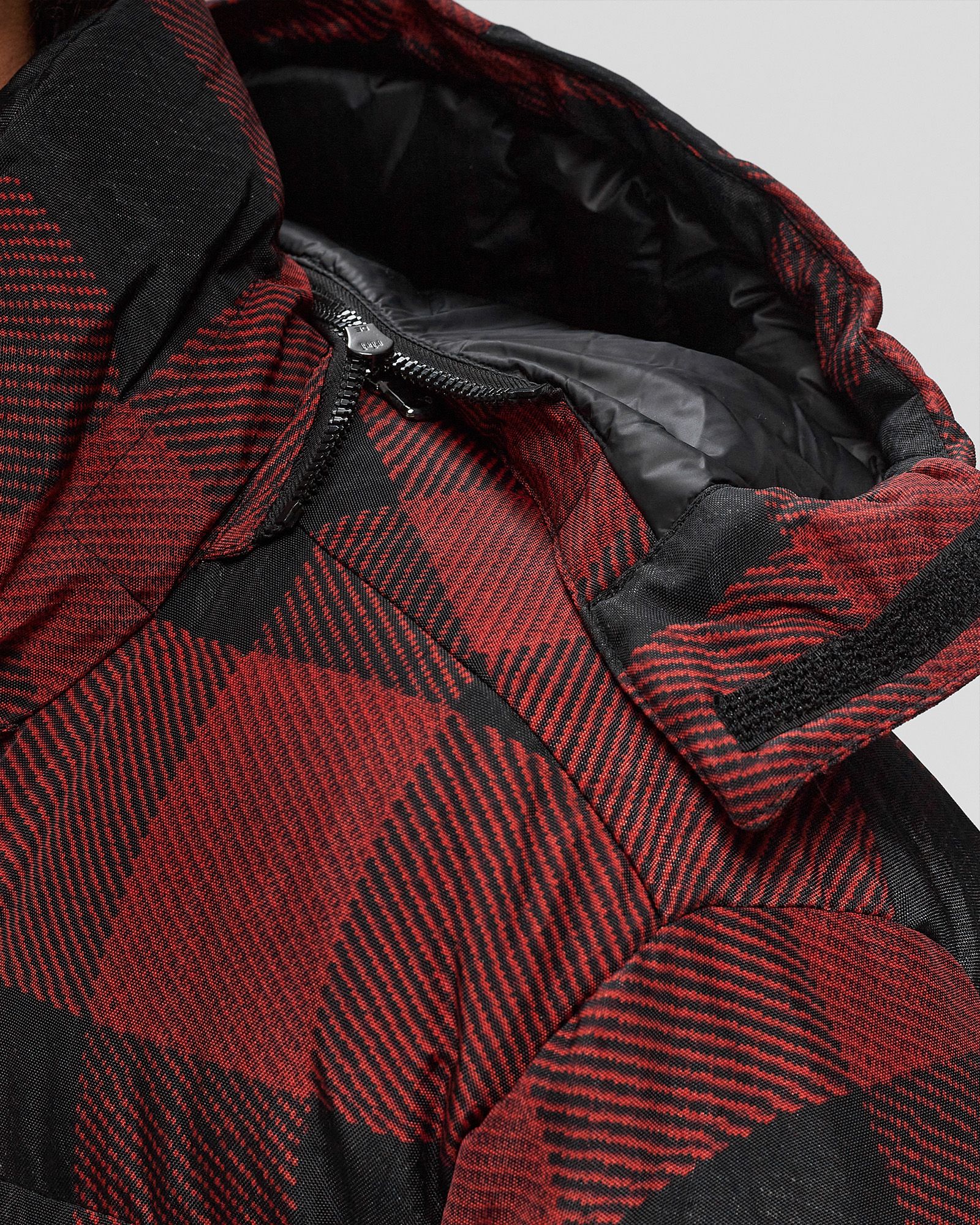 BLACK LABEL - BUFFALO CHECK LONG PARKA