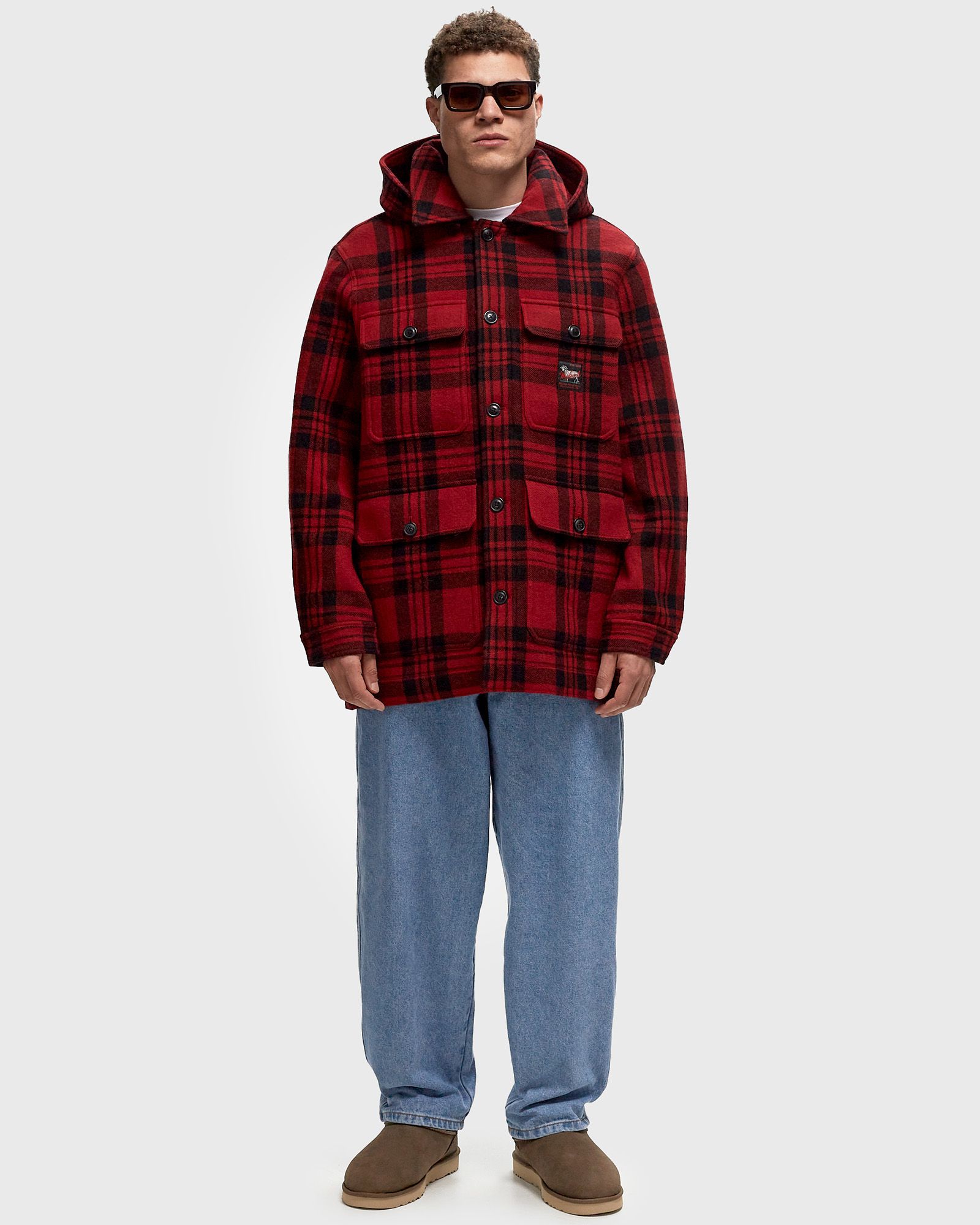 BLACK LABEL - PLAID CRUISER HOODED JACKET