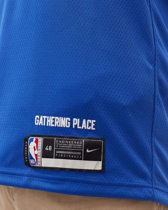 Nike Giannis Milwaukee Bucks Blue City Edition Jersey Men's Size  40/Small NWT