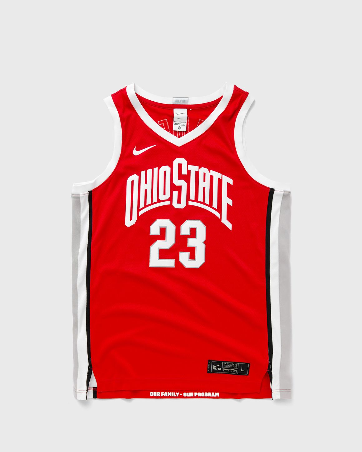 Nike College Jersey Ohio State Nike Dri FIT LeBron James 23 Red BSTN Store