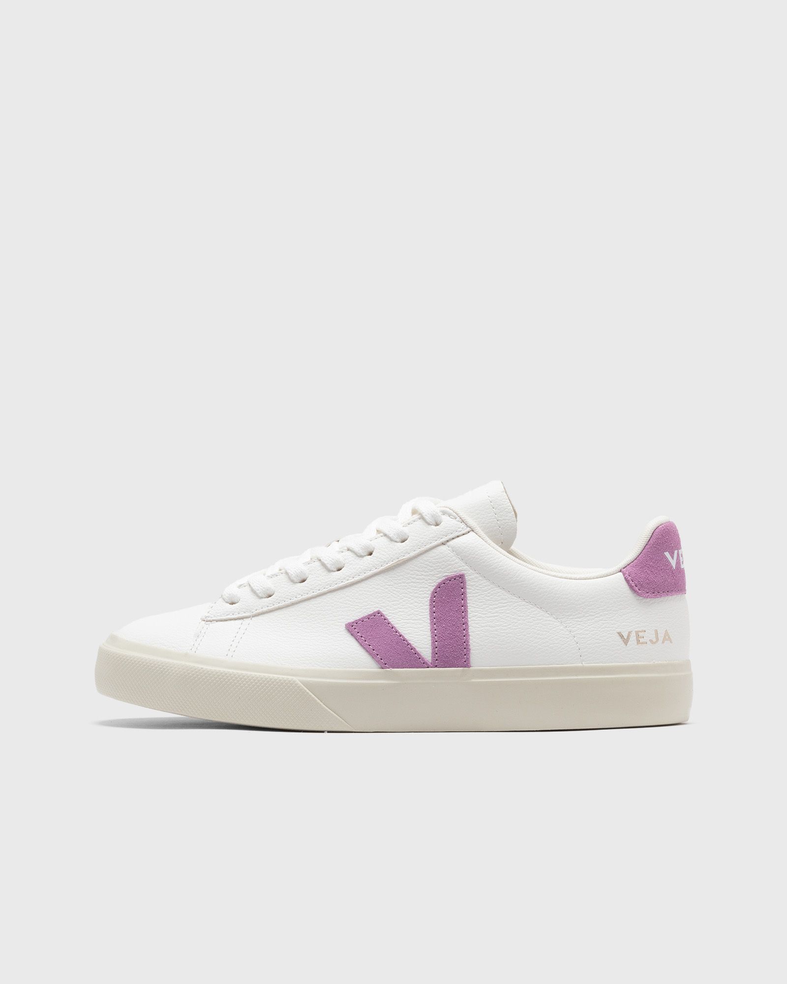 Veja - campo cf leath women lowtop purple|white in größe:40