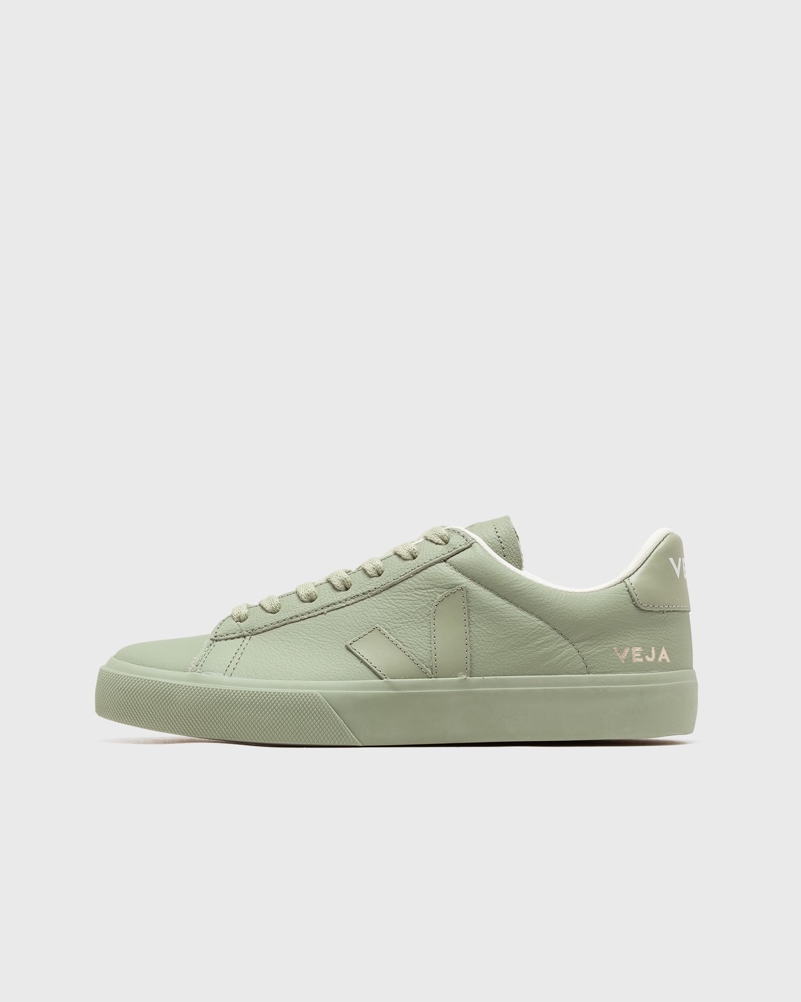 Veja - campo chromefree leather women lowtop green in größe:37