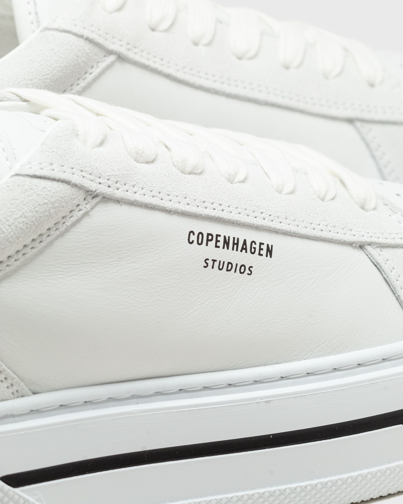 CPH181 leather mix white