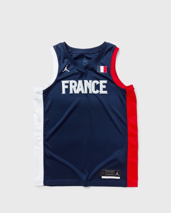 NIKE AIR JORDAN FRANCE FFBB BASKETBALL JERSEY Sz Medium Sample Tag Rare