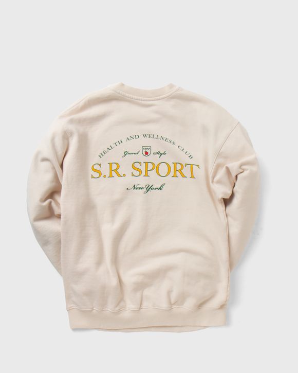 ★Sporty & Rich★ Optional additional price Wimbledon crew n Wimbledon Crewneck - Faded Black/Cream – Sporty & Rich