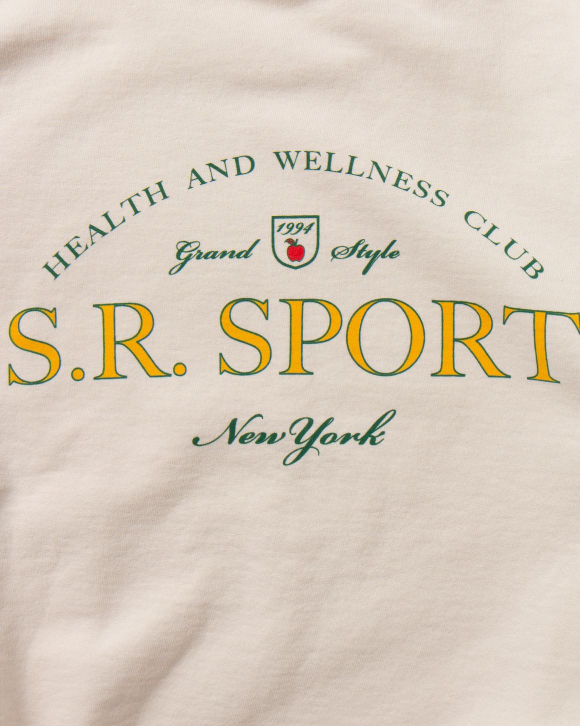 Sporty & Rich Wimbledon Crewneck SWEATSHIRT White | BSTN Store
