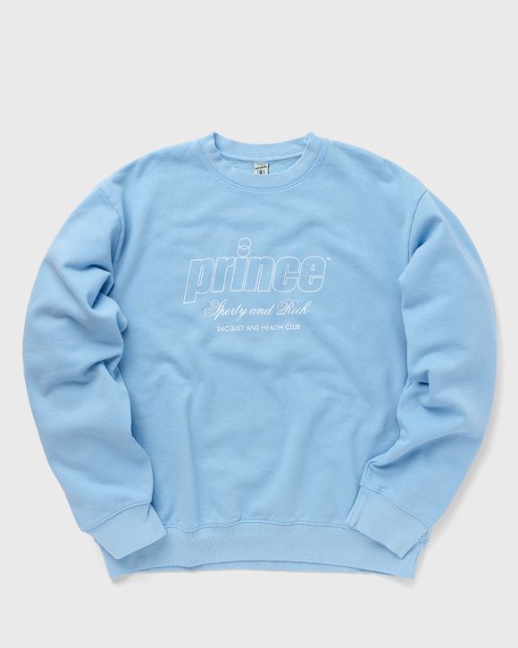 Sporty & Rich Blue Monte Carlo Sweatshirt - Periwinkle/White